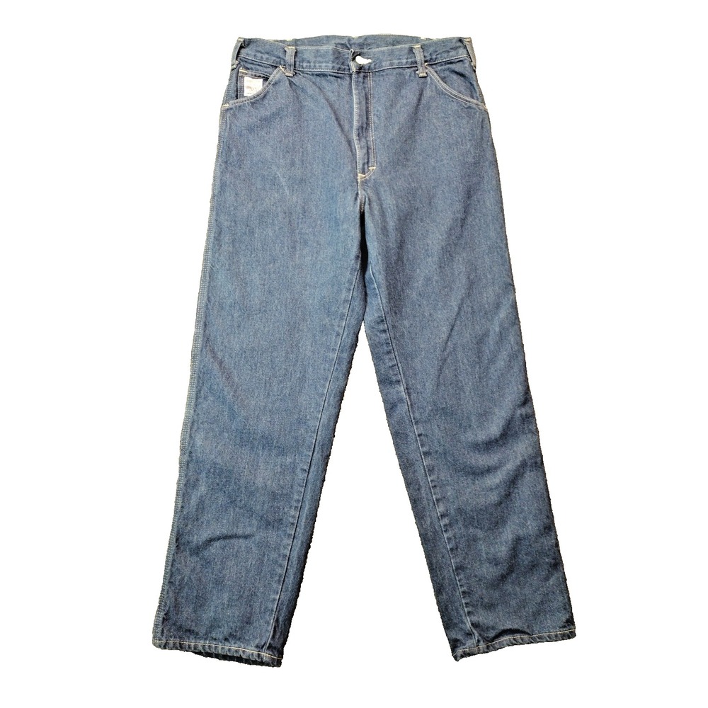 Vintage Pointer Brand Jeans Womens 14 M Blue Mom Pants Y2K USA Made Thick Stitch